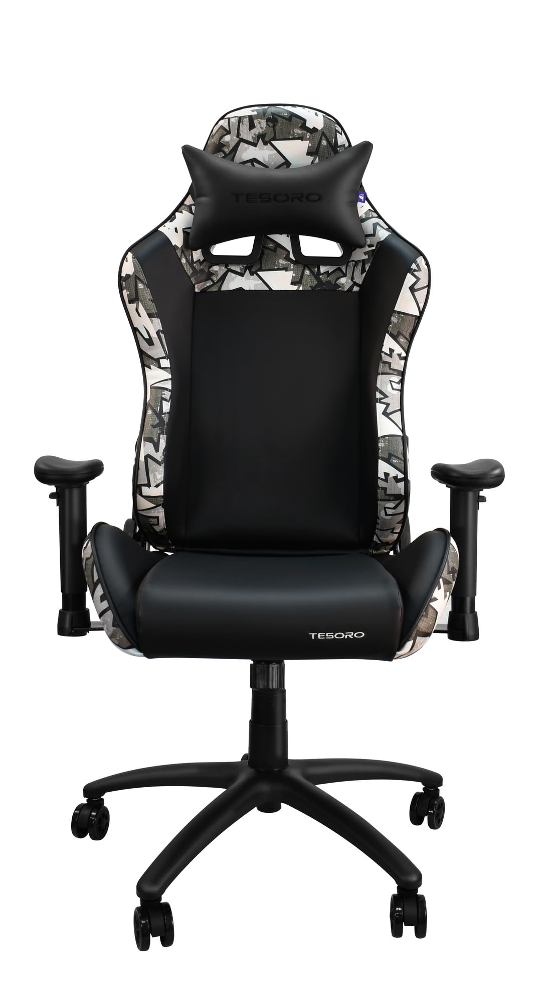 グラフィティゲーミングチェア オフィスチェア モノクロ monochrome gaming chair chair 65048