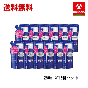 送料無料 12個セット ロート製薬 デオコ 薬用ボディクレンズ つめかえ用 250mL×12個セット 【医薬部外品】 ボディソープ 石鹸 清潔 衛生 洗浄 消臭 体臭 汗・制汗・ニオイ