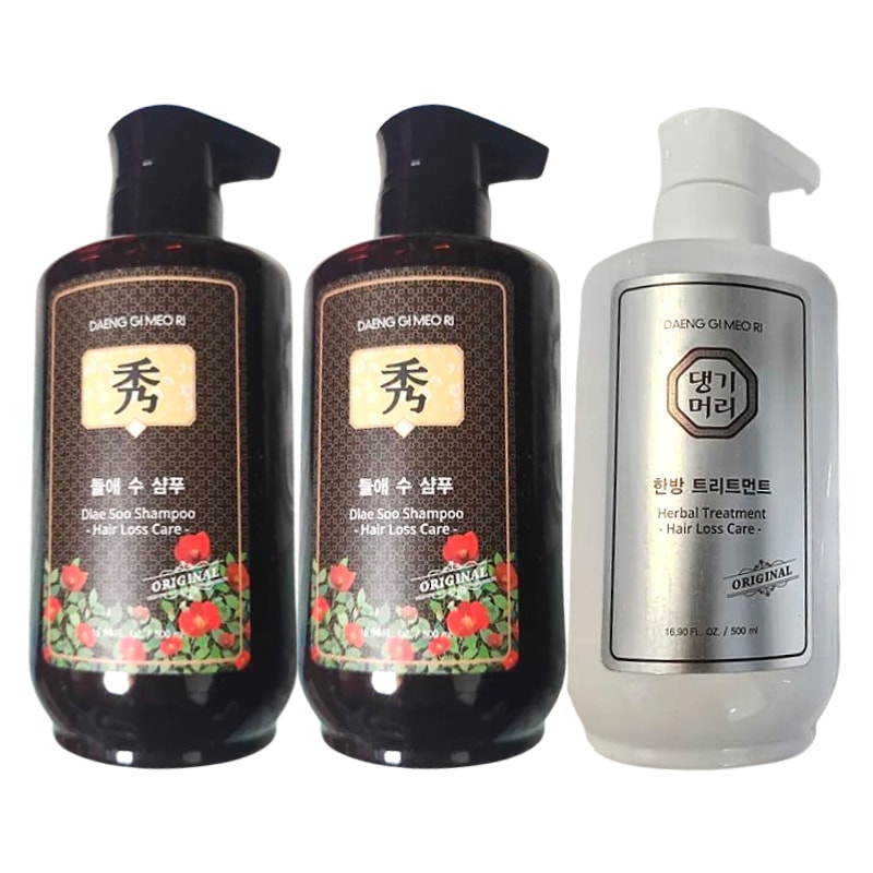 Dlae 秀 漢方 シャンプー500mL×2本＋トリートメント500ml セット 大容量 デイリーヘアケア 家庭用 バスタイム用