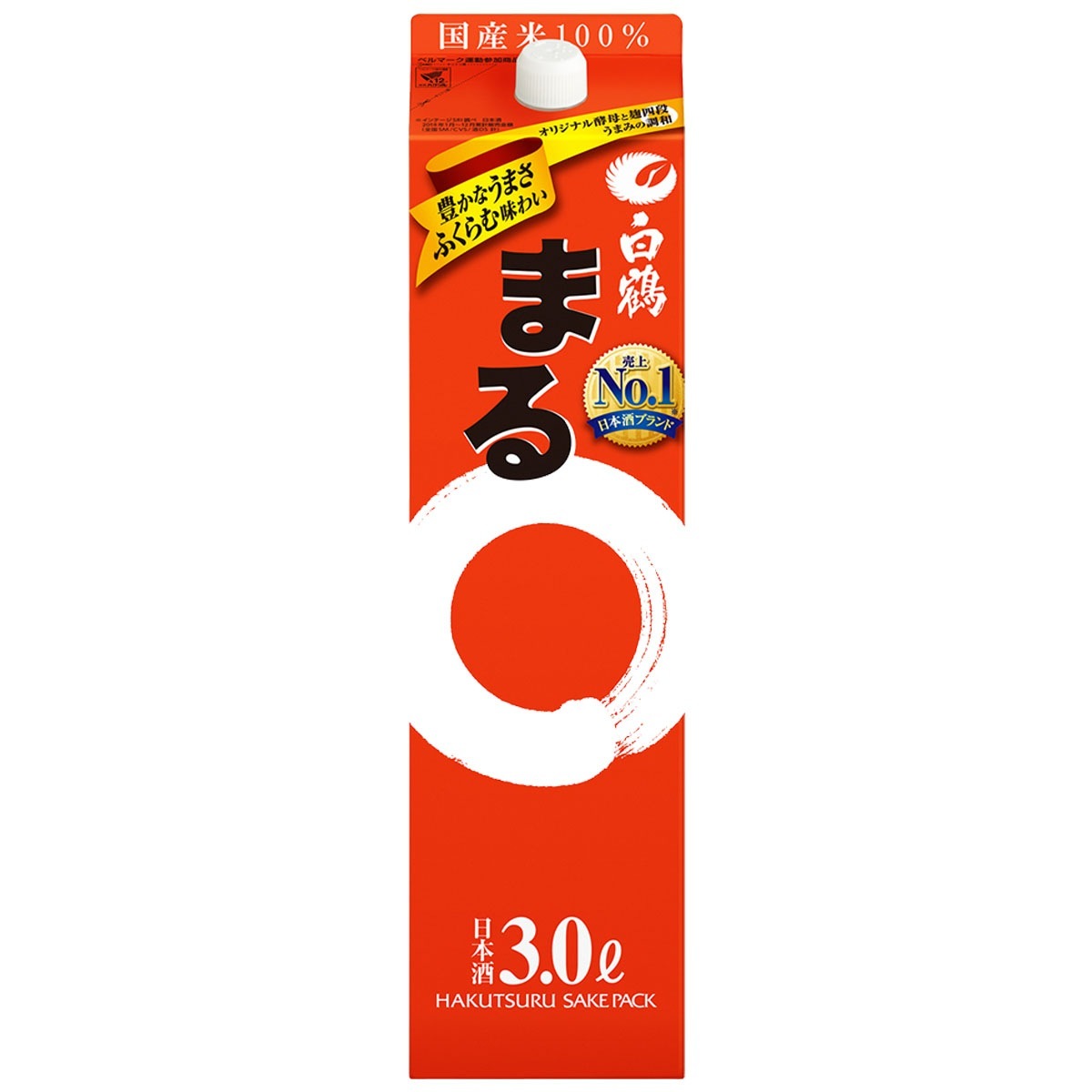 白鶴 まる 3L(3000ml) 4本入 2ケース(8本)