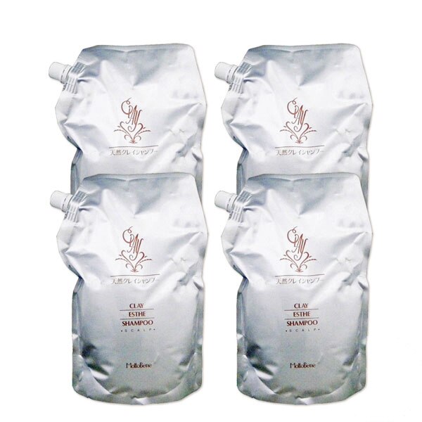 クレイエステ シャンプー 800mL 詰め替え 4個 セット