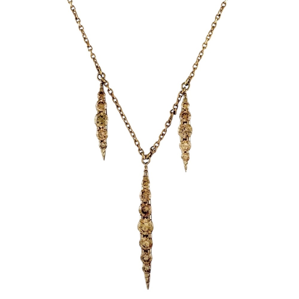 カシケイ ネイキッド ネックレス 18金 K18ゴールド ダイヤモンド KASHIKEY 中古 美品