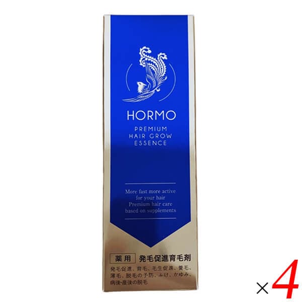 ホルモ プレミアムヘアグロウエッセンス 80ml 4本セット 医薬部外品