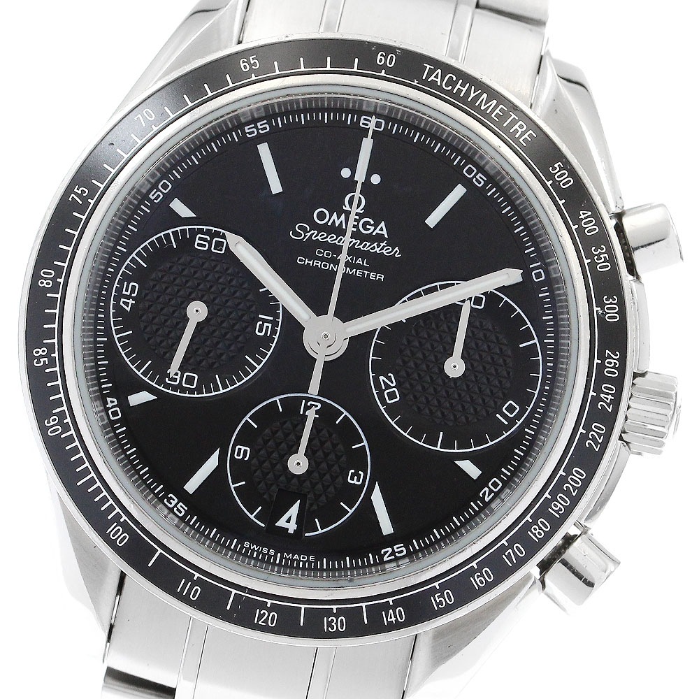 オメガ OMEGA 326.30.40.50.01.001 スピードマスター レーシング デイト クロノグラフ 自動巻き メンズ _896607【中古】