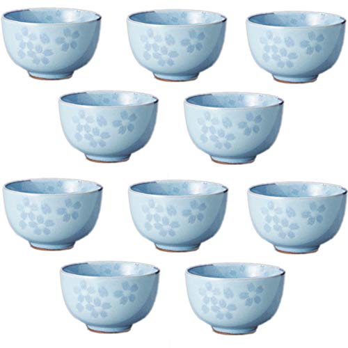 10個セット 千茶 花しずく煎茶 [8.6 x 5.3cm] 旅館 料亭 和食器 飲食店 業務用