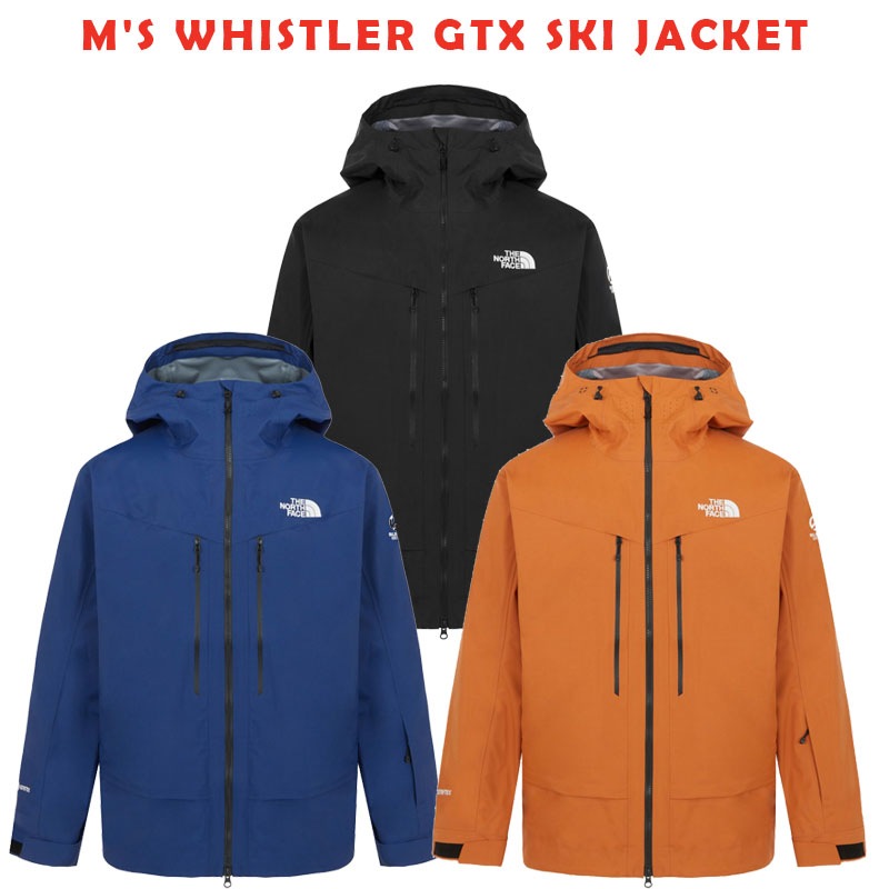 韓国正規品保証 関税負担なNJ2GR98A MS WHISTLER GTX SKI JACKETデイリー 基本 着装 男子 女子 人気 韓国 ファッション 男女共用 アウ