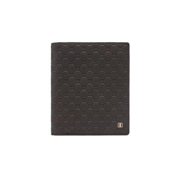 ルイス エンボ DDパターン ブラウン 二つ折り財布 DBWA4F367