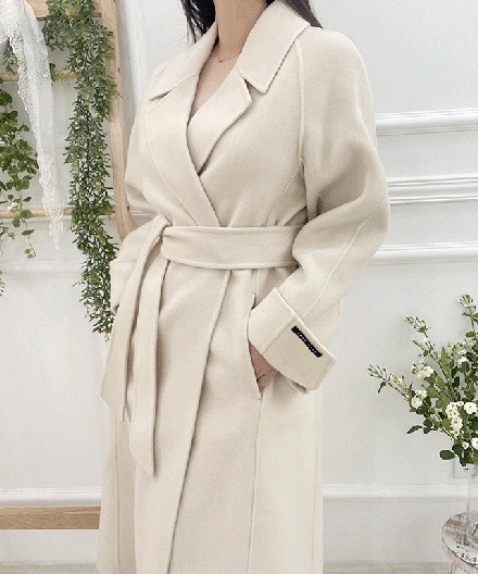 44 55 66 77 ビッグサイズ プラスサイズ ハンドメイド コート 冬コート ロングコート