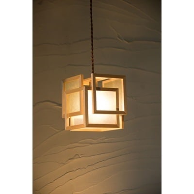 照明 おしゃれ 和風照明 新洋電気 ペンダントライト 旬 shun AP818-B 白×銀鼠 和室 【送料無料】