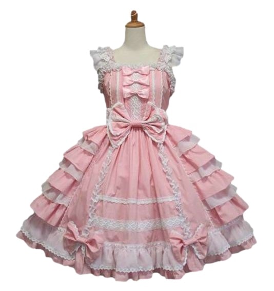 ロリータ ドレス ノースリーブ ゴシック 風 大きいサイズ ワンピース プリンセス お嬢様 サイズS L XXL 全5色