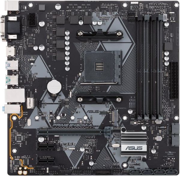 ASUS PRIME B450M-A/CSM AMD AM4 3rd/2nd/1st Gen Ryzen Micro-ATX Commercial Motherboard