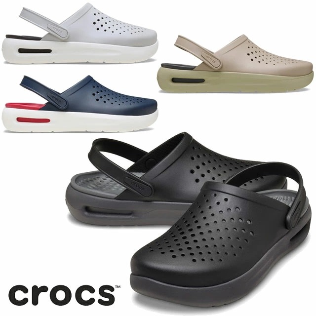 クロックス レディース クロッグサンダル インモーション クロッグ コンフォートサンダル メンズ サボサンダル カジュアルシューズ 209964 001 ブラック 410 ネイビー 214 トープ 1