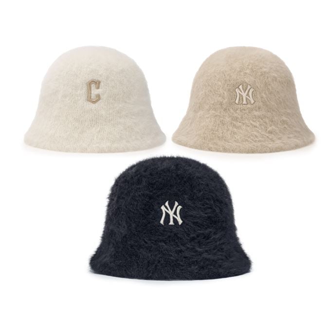 Basic Angora Knit Dome Hat 3AHTB0856-45CRD,3AHTB0856-50BGL,3AHTB0856-50BKS