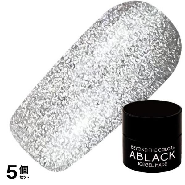 ICEGEL(アイスジェル) A BLACK スターギャラクシージェル 1146 キャッツアイ ラメシルバー 3g 5個セット