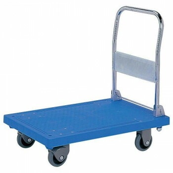 三甲　サンコー　静か台車クリーンSM（オリタタミ）　805408-10　ブルー