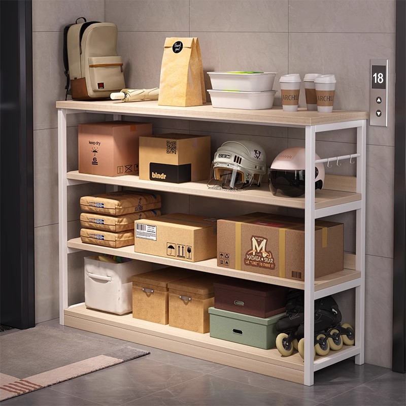 エレベーターの入り口ドアテイクアウェイラックエクスプレス配達配置配置ラックデブリのデブリ貯蔵ラック床マルディレイヤーローシェルフ