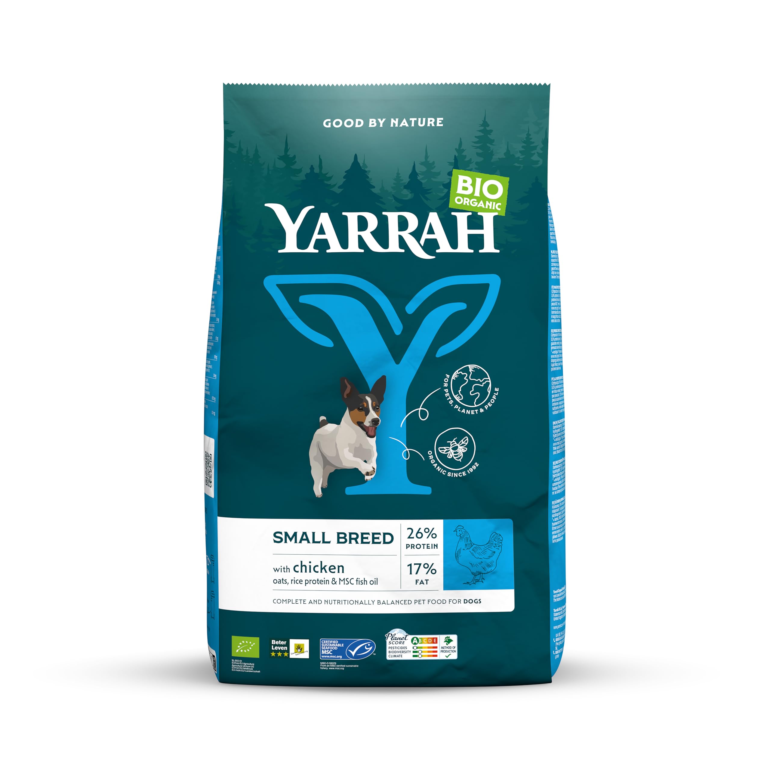 YARRAH（ヤラー） オーガニックドッグフード 小型犬専用 2kg