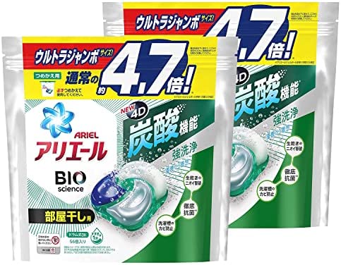 人気絶頂 アリエール ジェルボール4d 56個x2袋 部屋干し詰め替え 洗濯洗剤 洗濯洗剤 Flaviogimenis Com Br