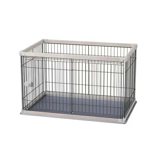 ウッディサークル PWSR-1280V アッシュグレー ケージ 小型犬 中型犬 スライド扉 幅120cm ペットゲージ　ペットケージ ペットサークル 犬ゲージ