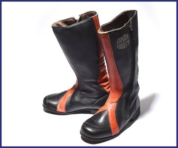 ドイツ製BiNDER BOOTSバックゴア/本革バイクブーツ/ライディングブーツ//23.5黒-M11