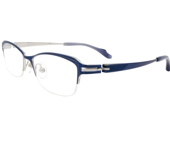 取り寄せ品 ブランドフレーム アミパリグロック GROK GR1964-8-54 ネイビー×シルバー