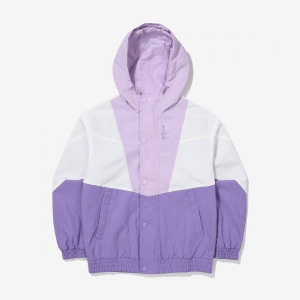 FILAキッズ プレピブロックジャケット FK2JKF1101X_LVI