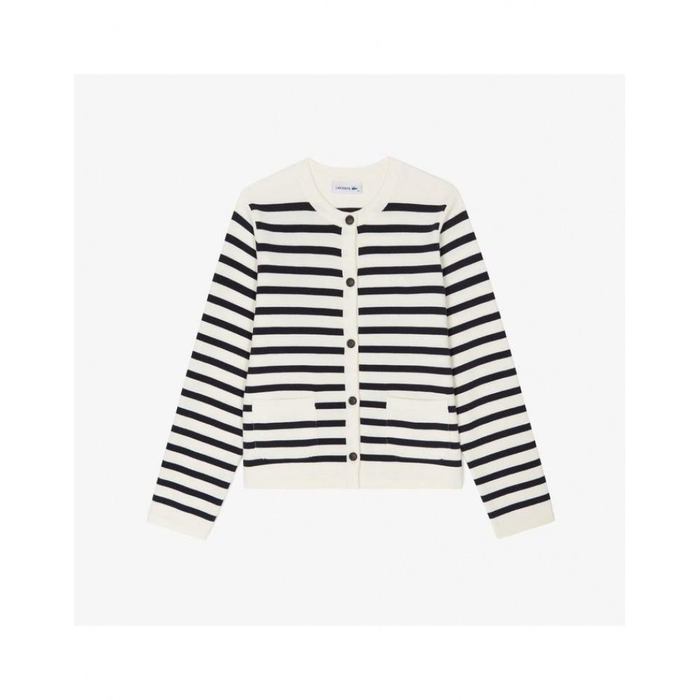 ラコステウィメンズジャケットカーディガン AF180E-55G 70V