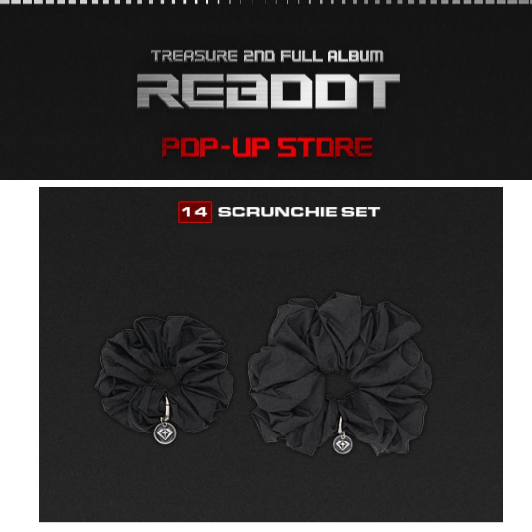 TREASURE 2ND FULL ALBUM ‘REBOOT’ POP-UP STORE ] SCRUNCHIE SET
