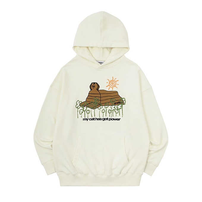 SPHINX HOODIE IVORY