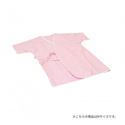 高田ベッド製作所 ゆかた患者衣(前開き健診衣) 綿100％ Mサイズ ピンク TB-622