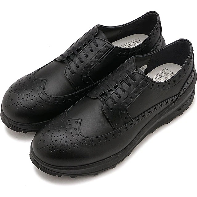 ショセ トラベルシューズ トラベル シューズ バイ ショセ アクティブ レザースニーカー ウィングチップ [TRA-027] レディース 靴 日本製 生活防水 ビブラムソール ブラック BL 20,790円