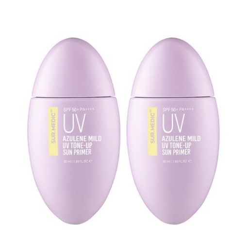 アズレン マイルド UV トーンアップ サンプライマー SPF50 + PA +++ 50ml x 2個 (鎮静/弾力/保湿/栄養供給/活力/しわ防止)