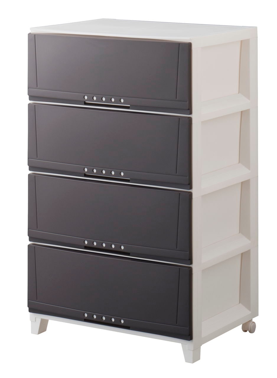 天馬 5404(ル-ムケ-スBR) プロフィックス ルームケース（4段タイプ/幅54cm/ブラウン） 5404ルムケスBR