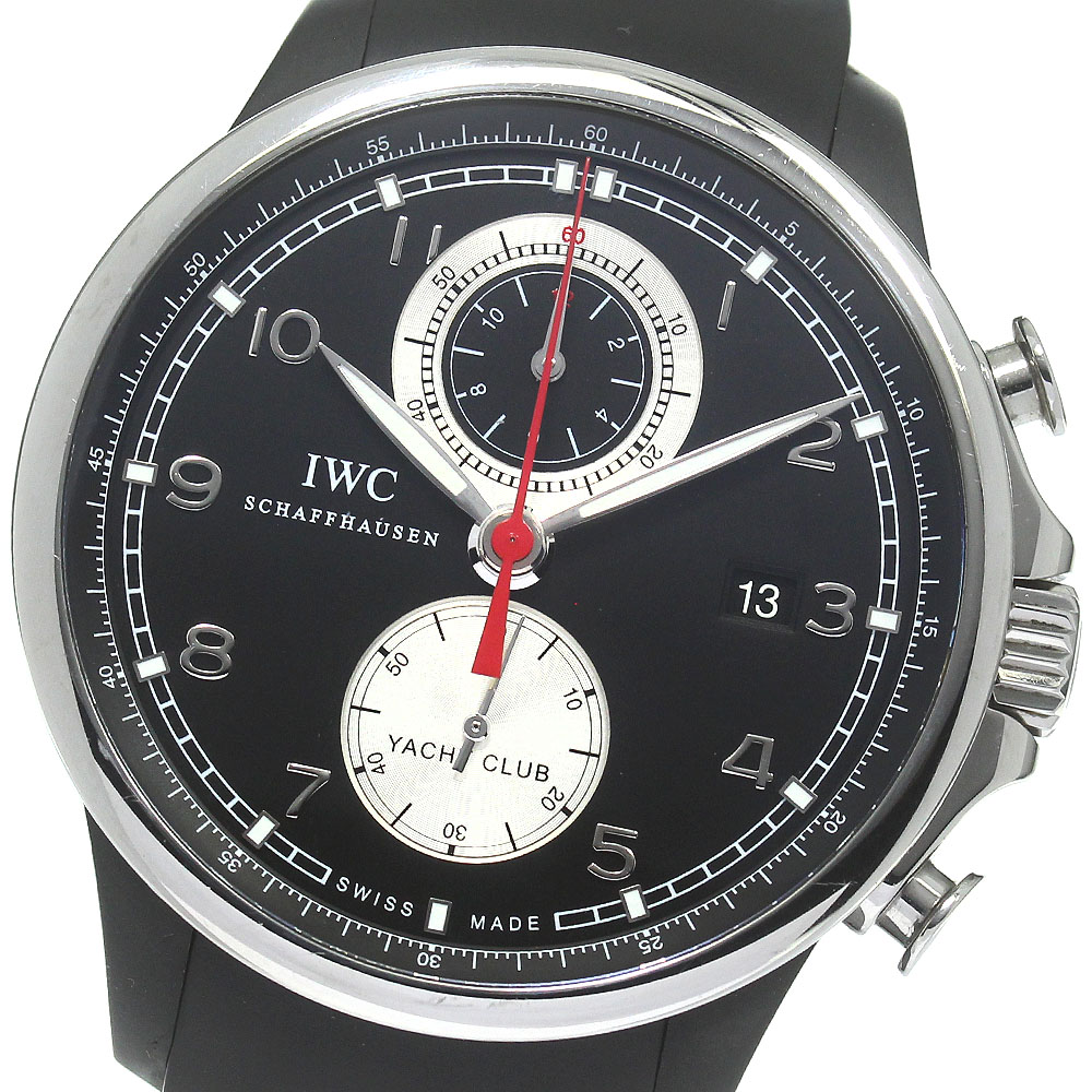 IWC IWC SCHAFFHAUSEN IW390502 ポルトギーゼ ヨットクラブ リミテッド クロノグラフ 自動巻き メンズ 保証書付き_821098【中古】