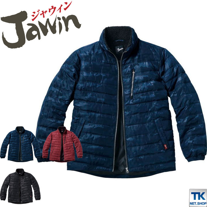 自重堂 Jawin 長袖防寒ブルゾン 秋冬 防寒着 作業服 作業着 ジャウイン 防寒ジャンパー カジュアルワーク ジャケット 長袖 おしゃれ メンズ /jd-58500-b
