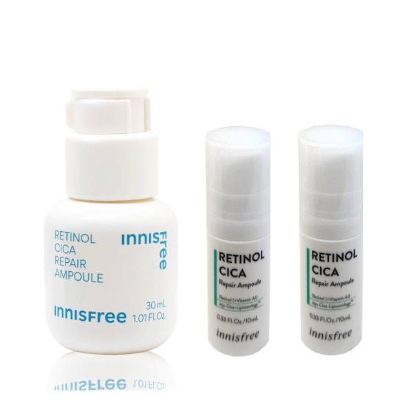 イニスフリー レチノール シカ痕跡アンプル 30mL+(10mlx2本贈呈)