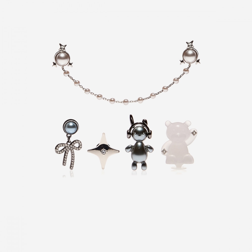 クロックスキュートパンクシルバー 5パック CRS10015714-FFF 5,034円