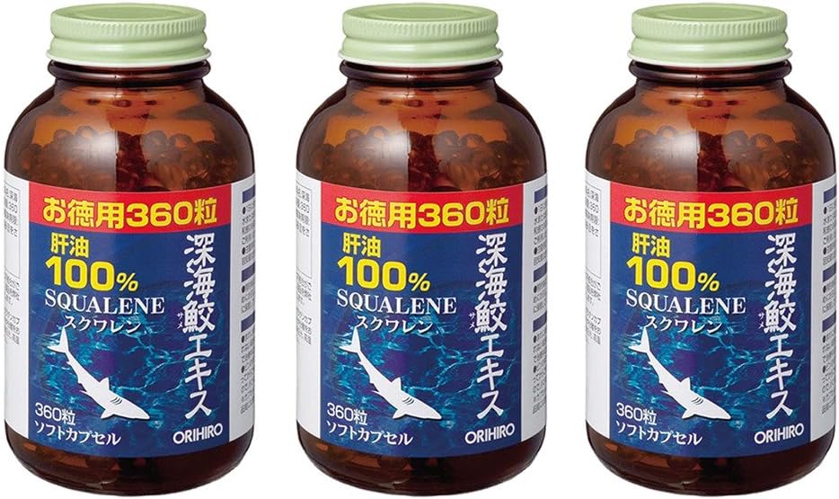 オリヒロ 深海鮫エキスカプセル徳用 360粒 3個セット