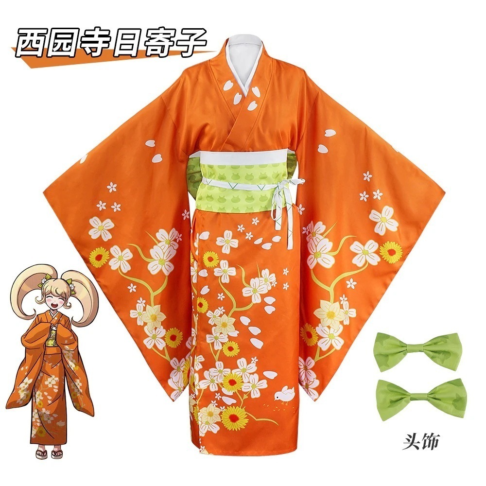 【最安値挑戦】新弾丸論破cos服西園寺日寄子コスプレ衣装日本着物演出衣装演技服