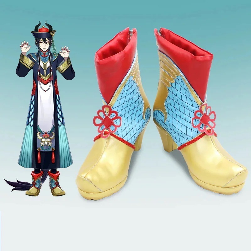 ツイステッドワンダーランドマレウスドラコニアコスプレ靴ブーツ