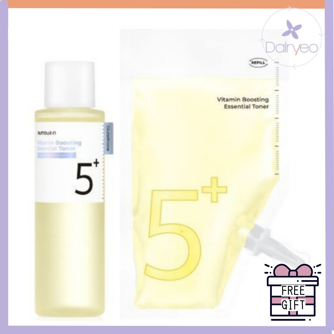 【痕跡ケア】 5番 グルタチオン シー ビタ水液 エッセンシャル トナー 200ml 詰替え企画 (+200ml 詰替え)[흔적미백] 넘버즈인 5번 글루타치온씨 비타수액 에센셜 토너 200ml