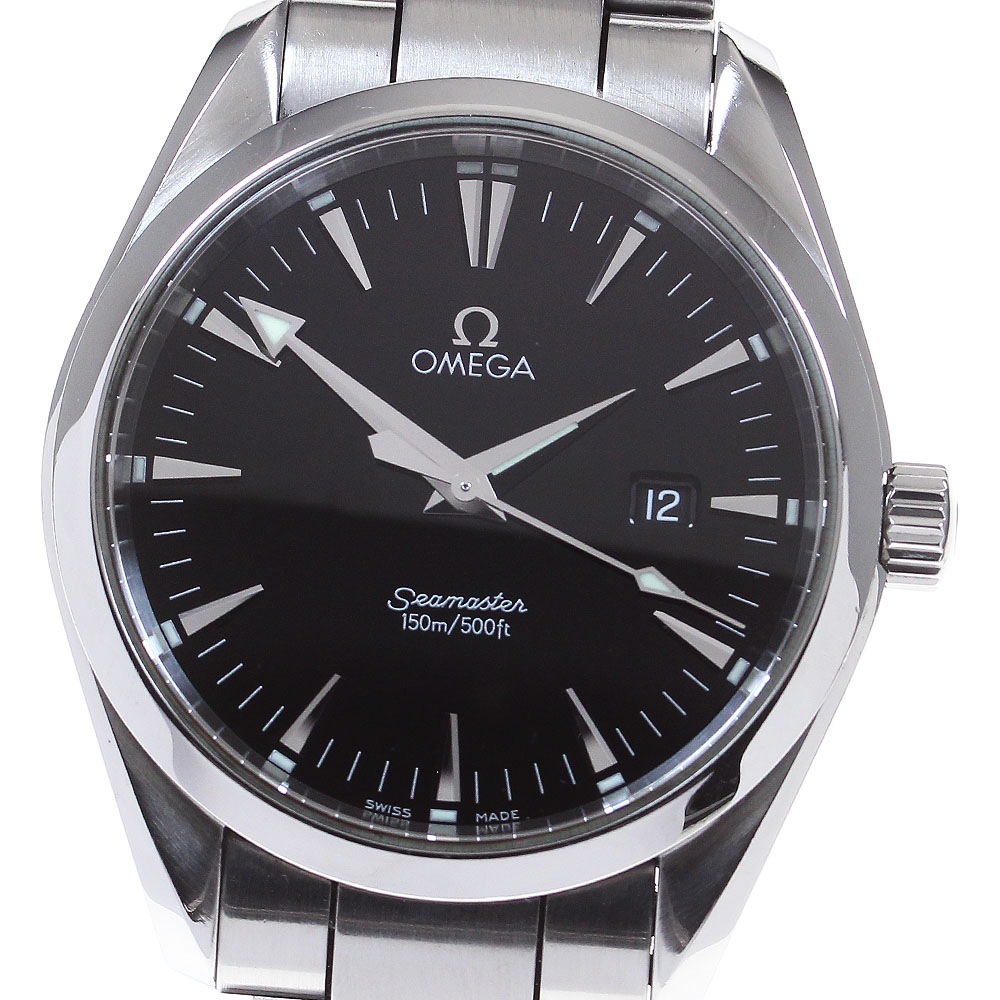 オメガ OMEGA 2517.50 シーマスター アクアテラ デイト クォーツ メンズ _839988【中古】 213,000円