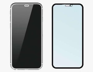 iphone11 11Pro iphone XS iphoneX iphoneXR ブルーライトカット 保護 ガラス 10D 全面保護 全面吸着 ガラス フルカバー 保護フィルム