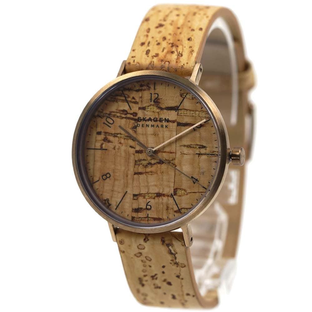 スカーゲン 腕時計 レディース アレン コルク柄 ブラウン ゴールド SKAGEN AAREN NATURALS SKW2974 8,036円