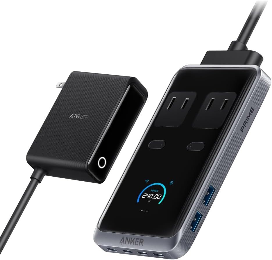 【中古 動作確認済 PSE技術基準適合】 Anker Prime Charging Station (8-in-1, 240W)
