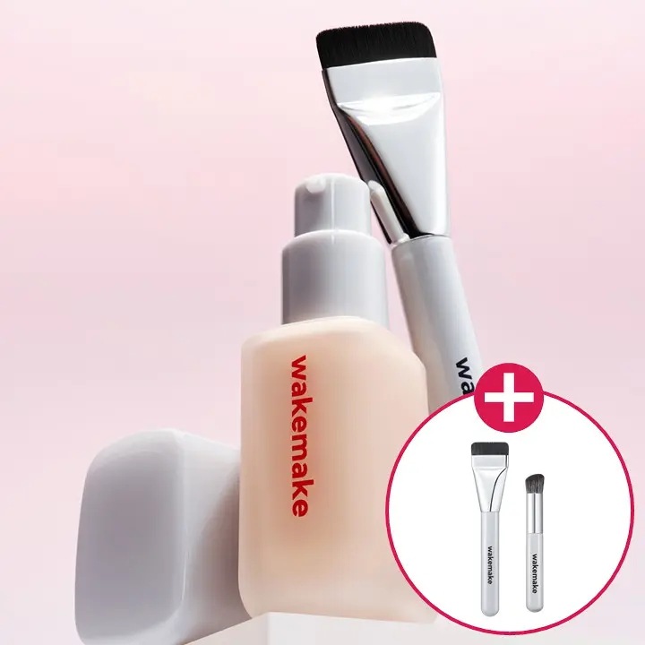 シームレスウェアファンデーション 30ml 19 ポーセリン スパチュラブラシ付き 企画セット 6色 密着 毛穴カバー崩れない 長時間キープ セミマット リキッドファンデーション 韓国コスメ