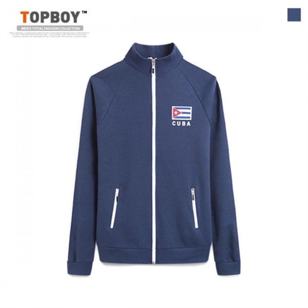 (トップボーイ) キューバンラグランジップアップジャンパー (DG100)