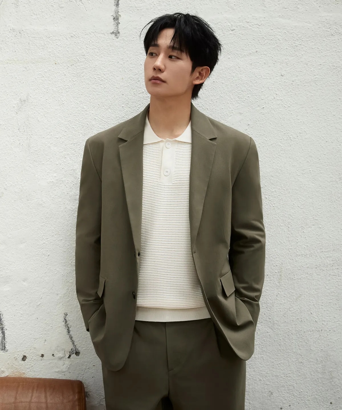 【チョン·ヘイン 着用 モデル】 Cotton Like Oversized Fit Jacket - 2 colors MYJK6170 韓国の人気ファッションブランド