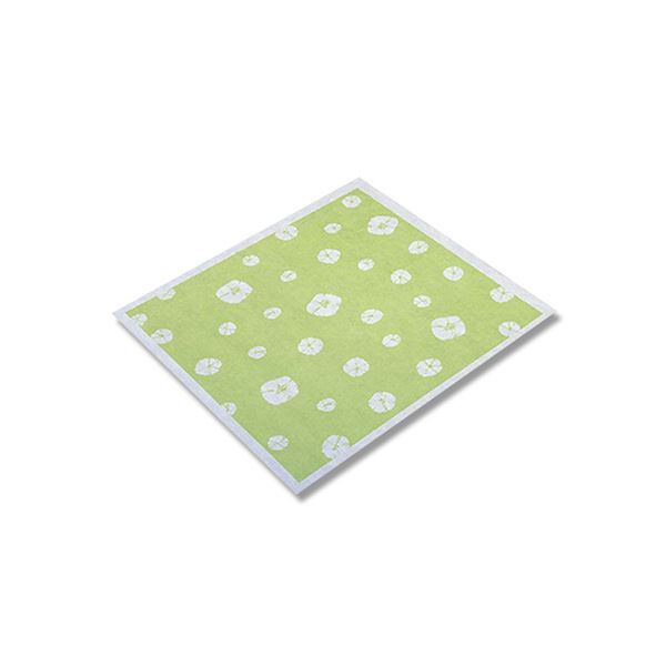 不織布風呂敷 アラカルト 絞グリーン50cm角 1セット(500枚:20枚25パック)