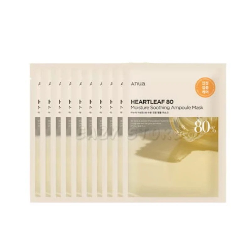ドクダミ 80 水分鎮静アンプルマスク[10個入り]